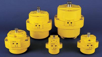 Actuadores pneumÃ¡ticos rotativos de duplo efeito