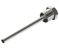 Bainhas p/ sondas temperatura em aÃ§o inox  M/F 1/2