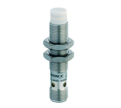 Sensores capacitivos metÃ¡licos M12, nÃ£o-faceados, alcance 4mm, c/ conector M12
