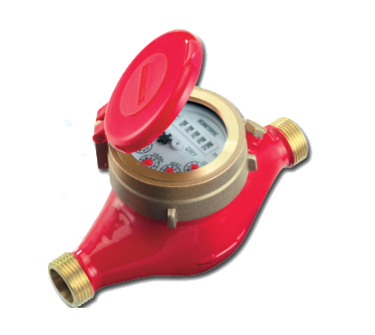 Contadores de Ã¡gua quente atÃ© 90Âºc, de jacto mÃºltiplo (GMDX  AC)