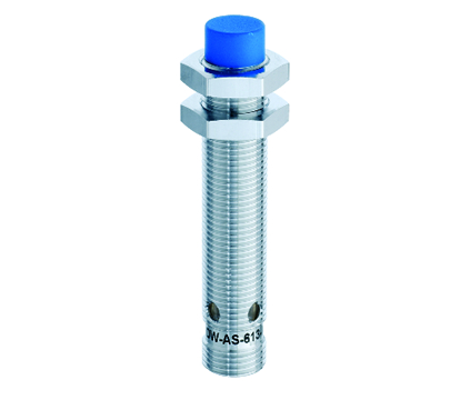 Sensores indutivos cilÃ­ndricos M12, nÃ£o-faceados, alcance 4mm, c/ conector M12